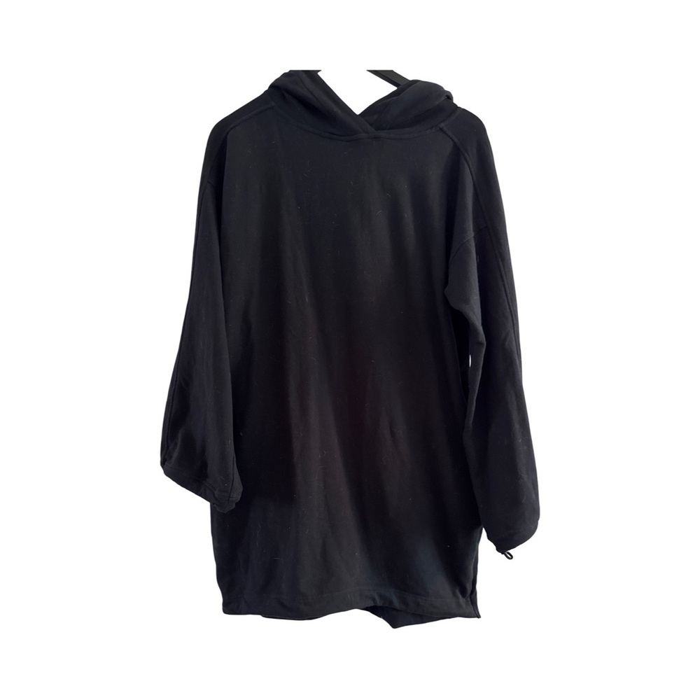 NAMA Black Sweater Hooded Dress